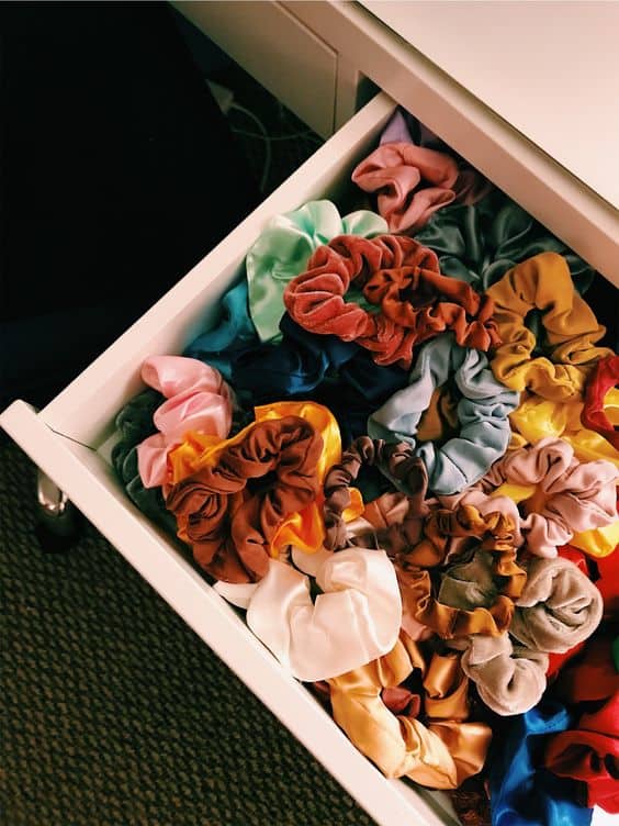 best scrunchie packs in a drawer